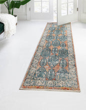Load image into Gallery viewer, Unique Loom Lola 6 ft Runner Brick Red Red Geometric Area Rug