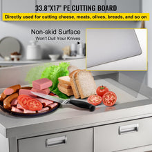 Load image into Gallery viewer, Commercial Work Table Workstation 24 x 42 Inches Commercial Food Prep Work Table with 2 Drawers. Undershelf and Backsplash. 992 lbs Load Stainless-Steel Kitchen Island for Restaurant. Home and Hotel